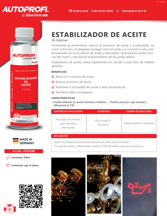 Estabilizador de Aceite