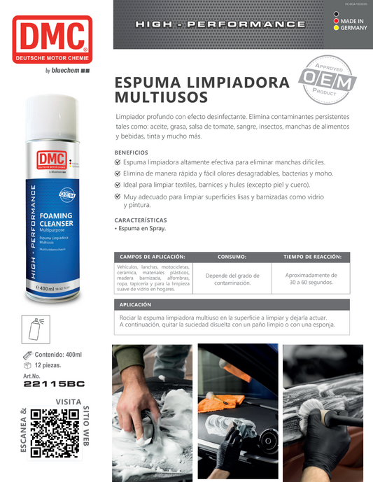 Espuma Limpiadora Multiusos