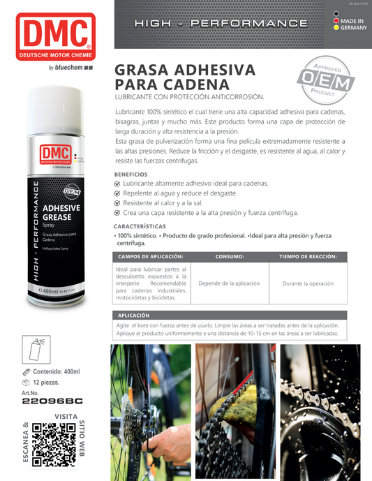 Grasa Adhesiva para Cadena (fuerza centrifuga)