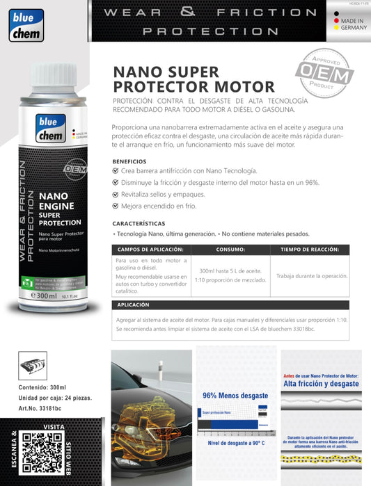 Nano Super Protector para Motor