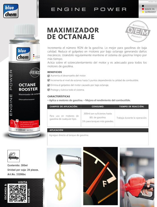 Maximizador Profesional de Octanaje