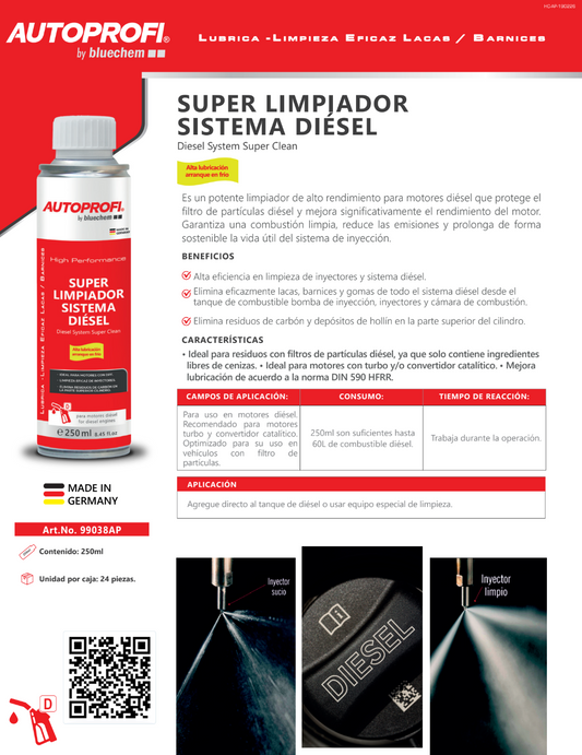 Super Limpiador Sistema Diésel