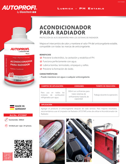 Acondicionador para Radiador ( estabilizador de PH & anti electrólisis)