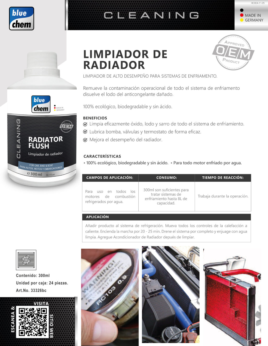 Limpiador de Radiador