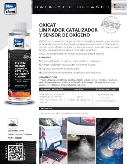 OXICAT (Limpiador de Catalizador y Sensor de Oxígeno)