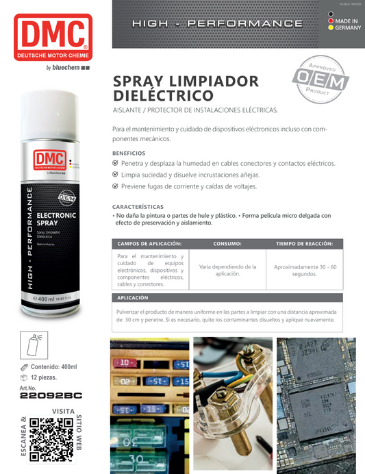 Spray Limpiador Dieléctrico
