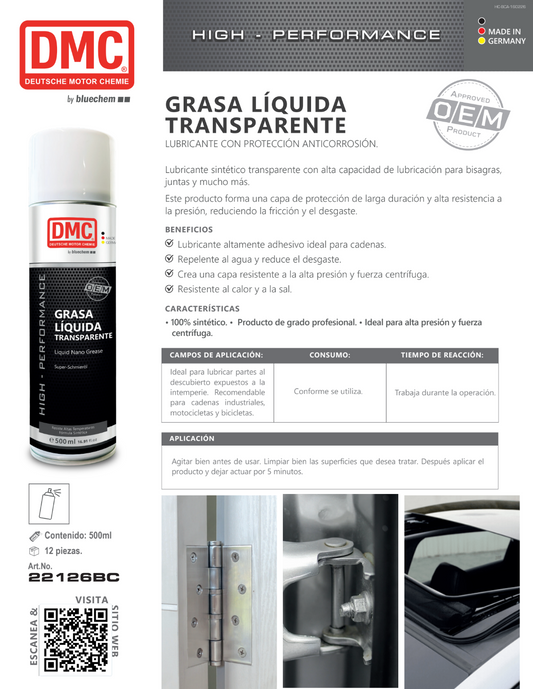 Grasa Liquida NANO transparente