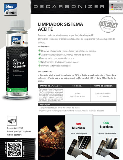 Limpiador Sistema de Aceite