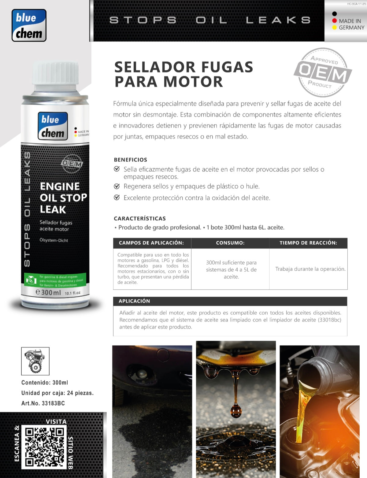 Sellador Fugas Aceite Motor