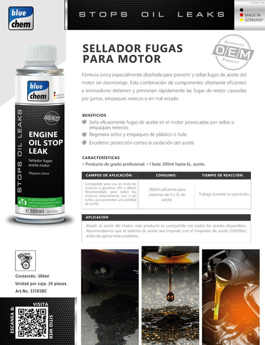 Sellador Fugas Aceite Motor
