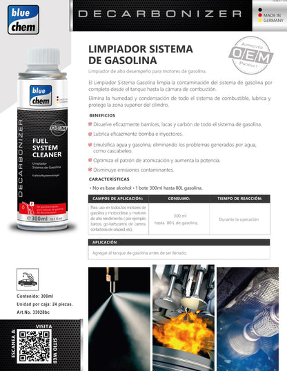 Limpiador Sistema de Gasolina (para boya o tanque)