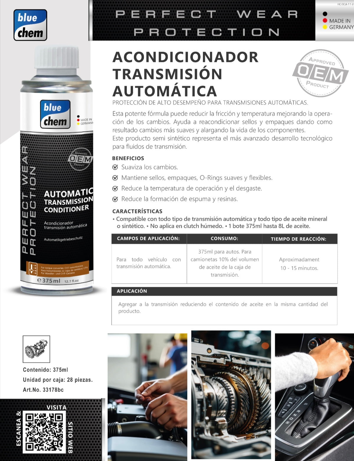 Acondicionador Transmisión Automática